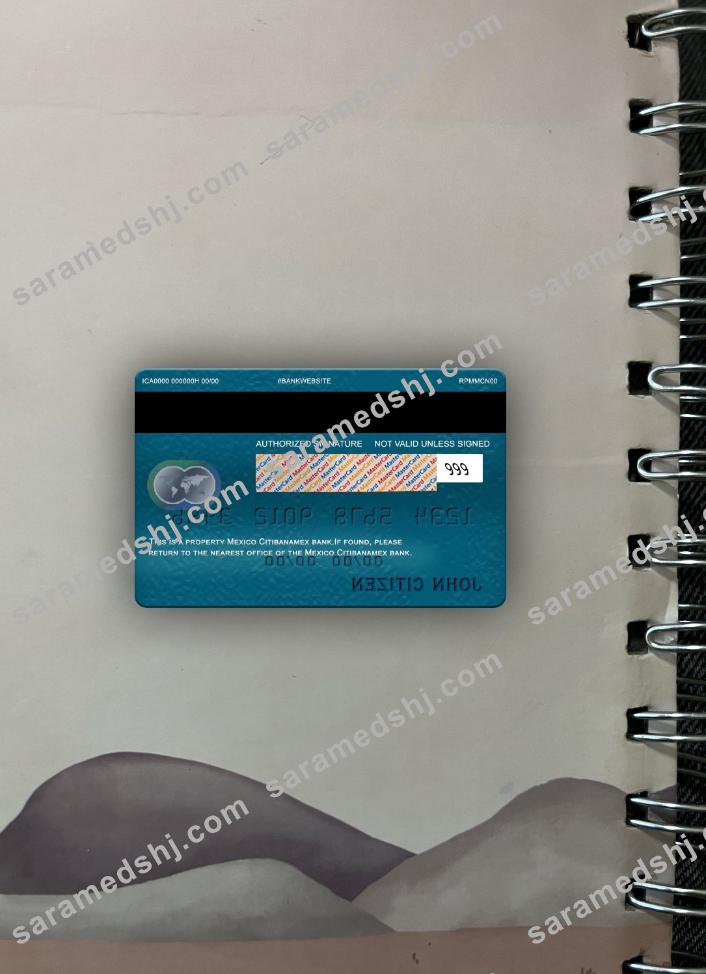 Mexico Citibanamex bank mastercard photolook back